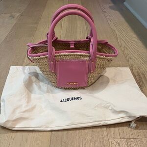 Jacquemus Le Petit Panier Soli Wicker Basket Bag